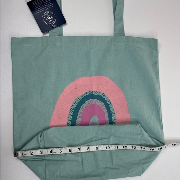 NWT Northern Original Rainbow “Be Kind To Your Mind” Canvas Original Tote - Picture 6 of 8